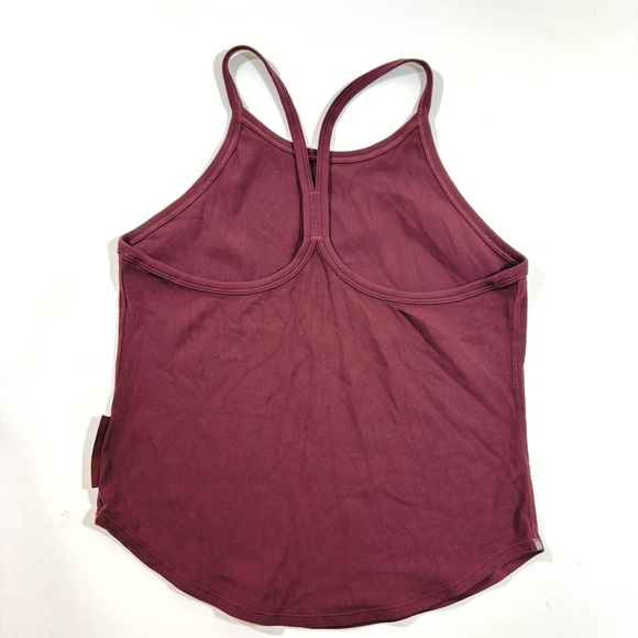 Lululemon X Barrys Stronger as One Ribbed Tank Top Midnight Maroon - Picture 2 of 6